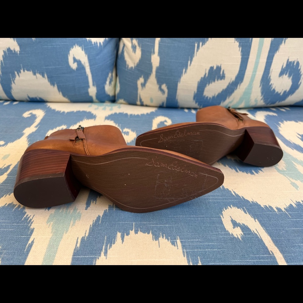 New never worn Sam Edelman brown bootie 6 - Picture 5 of 5